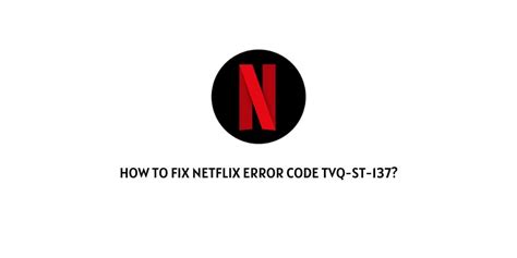หากพบรหัสข้อผิดพลาด tvq-st-103 ซึ่งมักจะมีหนึ่งในข้อความต่อไปนี้รวมอยู่ด้วย. ไม่สามารถเชื่อมต่อกับ Netflix ได้ โปรดลองอีกครั้งในภายหลังหรือไปที่ www.netflix ...